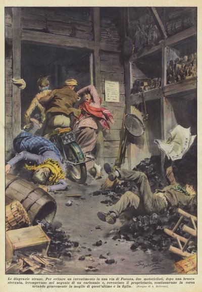 A furcsa szerencsétlenségek alkotó: Achille Beltrame