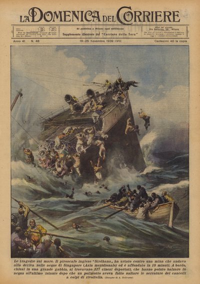Tragédiák a tengeren alkotó: Achille Beltrame