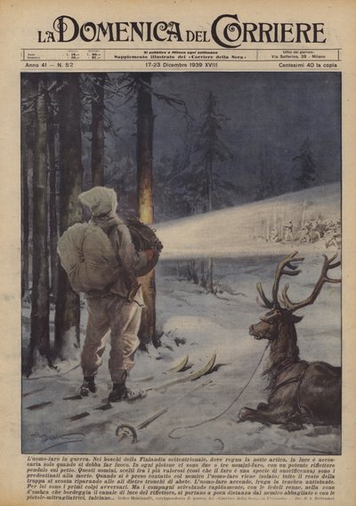 Világítótorony ember a háborúban alkotó: Achille Beltrame