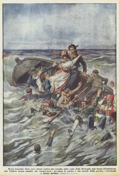 Tragikus esküvő alkotó: Achille Beltrame