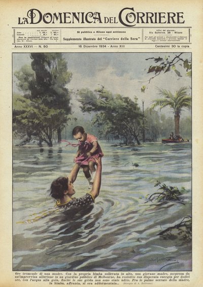 Egy anya szörnyű órái alkotó: Achille Beltrame
