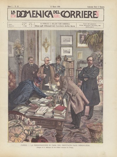 Párizs, A keresés Paul Deroulede helyettes házában alkotó: Achille Beltrame