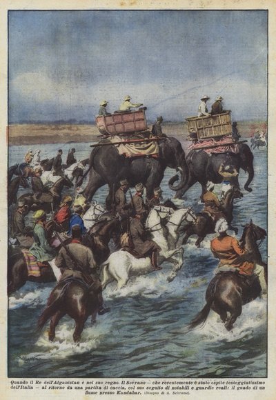 Amikor Afganisztán királya a királyságában van alkotó: Achille Beltrame