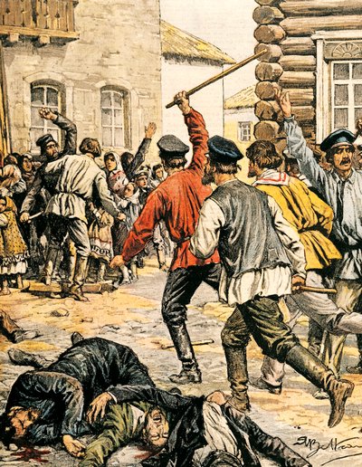 Az antiszemitizmus színtere Oroszországban alkotó: Achille Beltrame