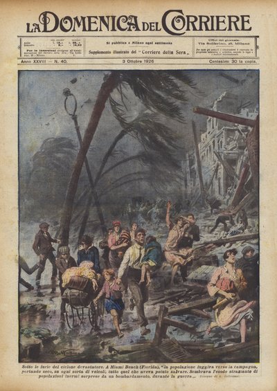 A pusztító ciklon dühe alatt alkotó: Achille Beltrame