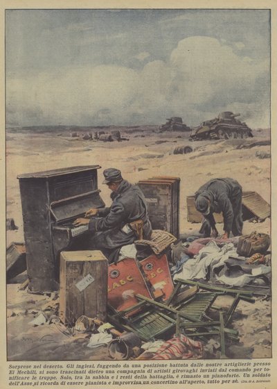 Meglepetések a sivatagban (színes litó) alkotó: Achille Beltrame