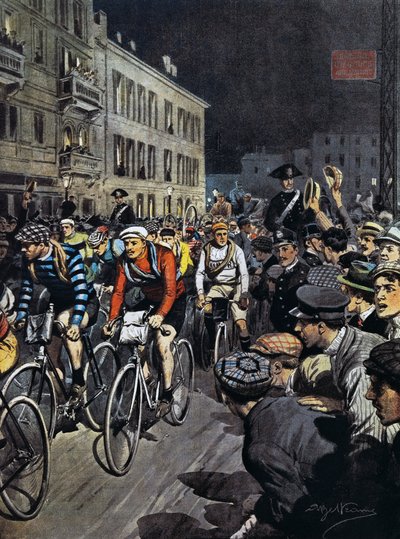 Olaszországi körút Milánóból, az olaszországi La Domenica del Corriere-ből alkotó: Achille Beltrame