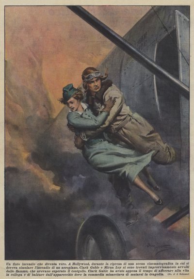 Egy hamis tűz, amely valósággá válik alkotó: Achille Beltrame