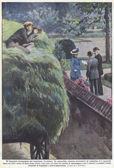 Ötletes trükk a lex-kaiser fényképezéséhez alkotó: Achille Beltrame