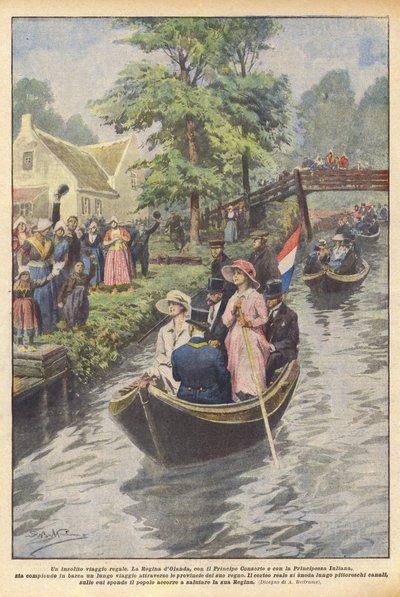 Szokatlan királyi utazás alkotó: Achille Beltrame