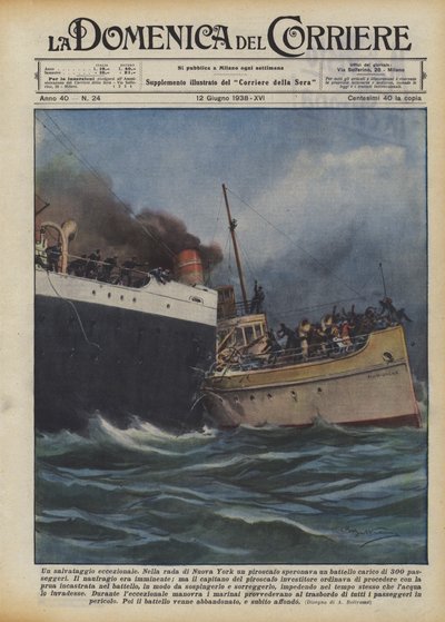 Kivételes mentés alkotó: Achille Beltrame