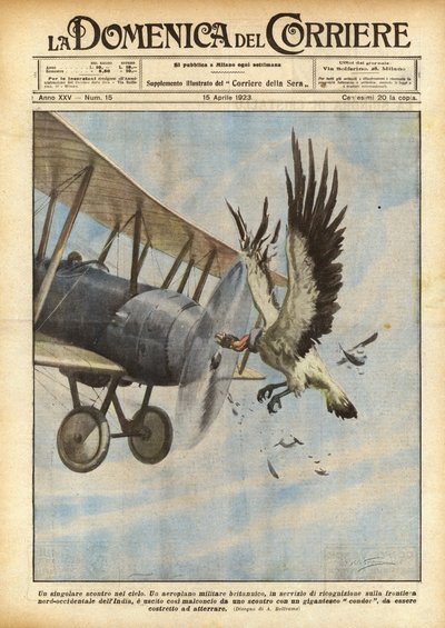 Egyedülálló összecsapás az égen alkotó: Achille Beltrame
