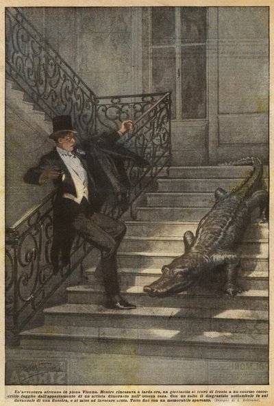 Afrikai kaland Bécs közepén alkotó: Achille Beltrame