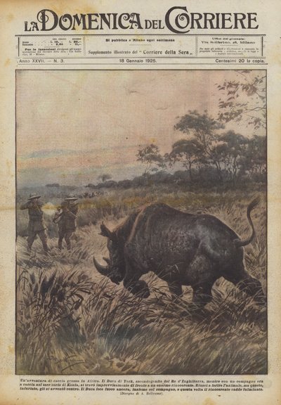 Egy nagy vadvadász kaland Afrikában alkotó: Achille Beltrame