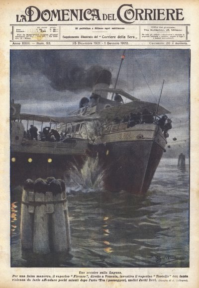 Harc a lagúnán alkotó: Achille Beltrame