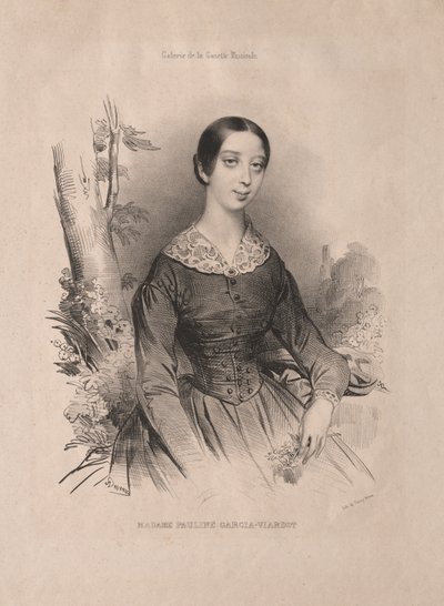 Madam Pauline Garcia-Viardot, 1840. alkotó: Achille Devéria