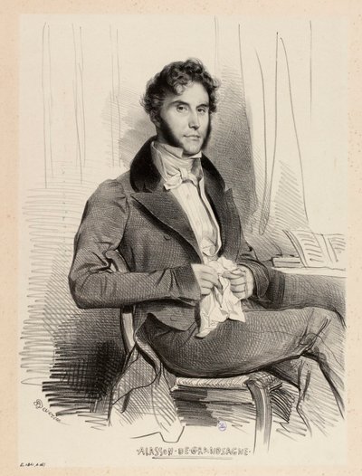 Ajasson de Grandsagne portréja alkotó: Achille Devéria