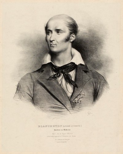 André-Antoine Blancheton portréja alkotó: Achille Devéria