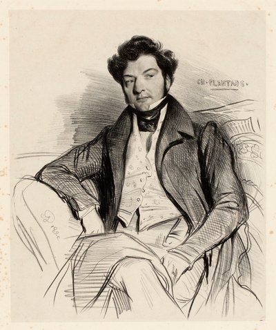 Charles Plantade portréja alkotó: Achille Devéria
