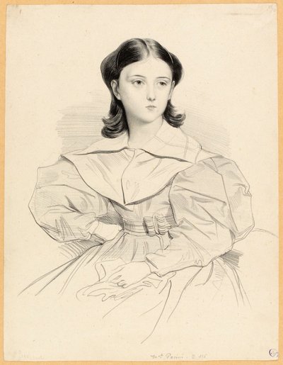 Mademoiselle Pacini portréja alkotó: Achille Devéria