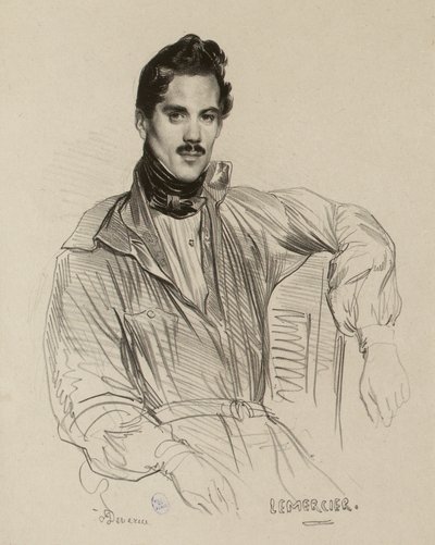 Rose-Joseph Lemercier portréja (IFF 178) alkotó: Achille Devéria