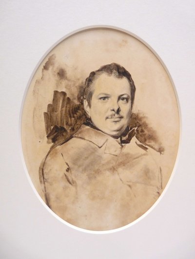 Honoré de Balzac portréja 1799-1850, c. 1829. alkotó: Achille Devéria