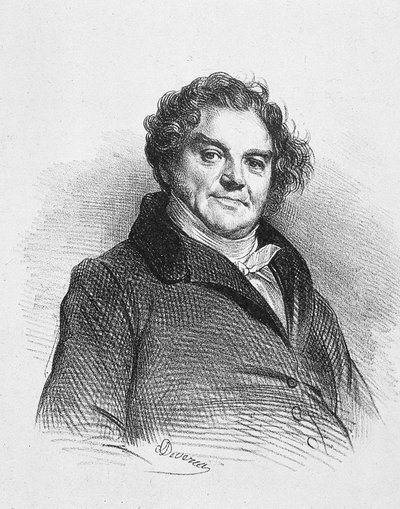 Vidocq portréja – Achille Devéria alkotó: Achille Devéria