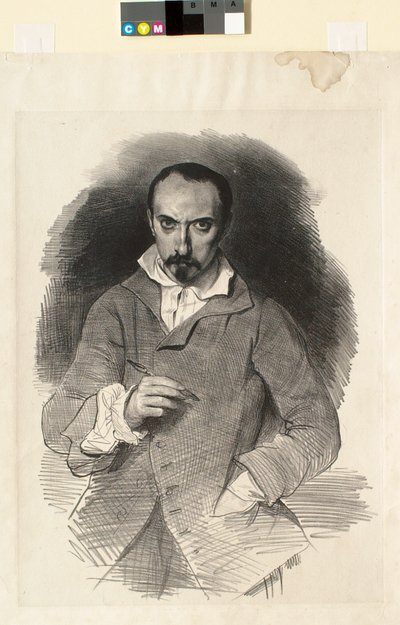 Önarckép alkotó: Achille Devéria
