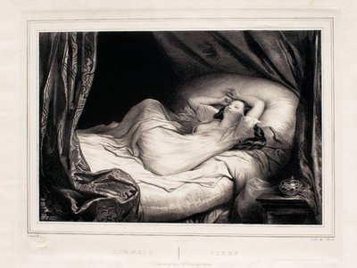 Alvás alkotó: Achille Devéria