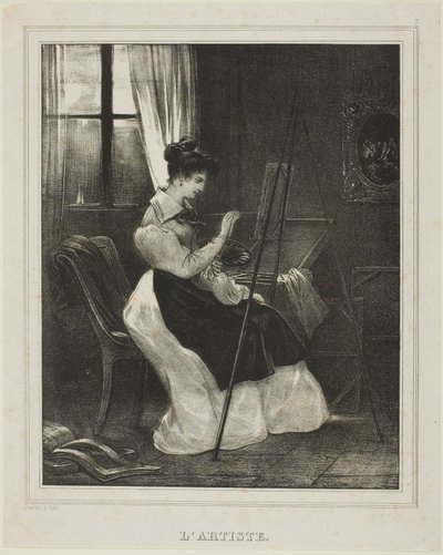 A művész alkotó: Achille Devéria