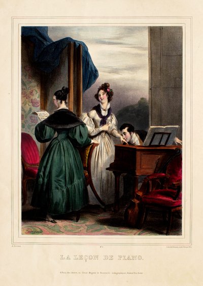 A zongoralecke alkotó: Achille Devéria