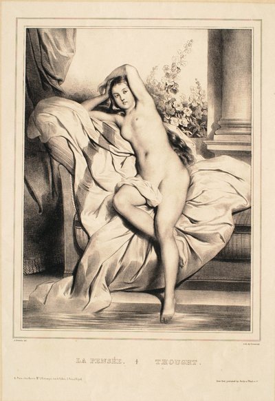 Gondolat alkotó: Achille Devéria