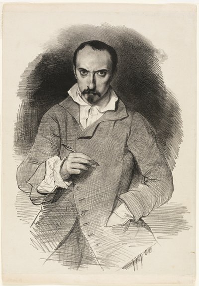 Önarckép alkotó: Achille Devéria