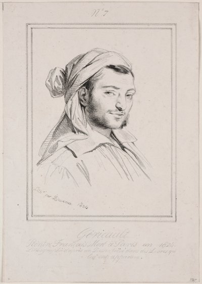 Theodore Gericault alkotó: Achille Devéria