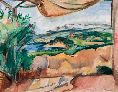 Tájkép a teraszon alkotó: Achille Emile Othon Friesz