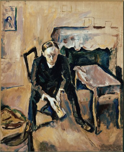 Fernand Fleuret francia író portréja (olaj, vászon alkotó: Achille Emile Othon Friesz
