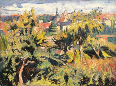 Kisváros a fák mögött alkotó: Achille Emile Othon Friesz