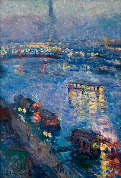 A Szajna Párizsban - Pont de Grenelle alkotó: Achille Emile Othon Friesz