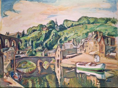 Dinan kilátása (olaj, vászon) alkotó: Achille Emile Othon Friesz