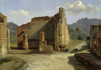 Pompei fóruma (olaj, vászon) alkotó: Achille Etna Michallon
