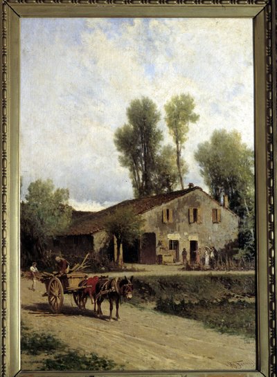 Giuseppe Verdi születési helye Roncole di Bussetóban alkotó: Achille Formis Befani