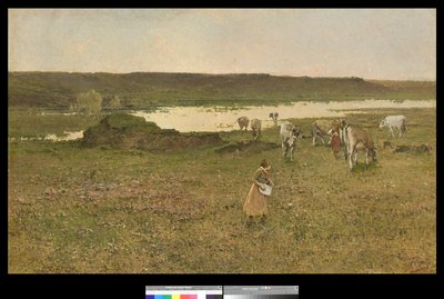 Legelő a völgyön, 1906 alkotó: Achille Formis Befani