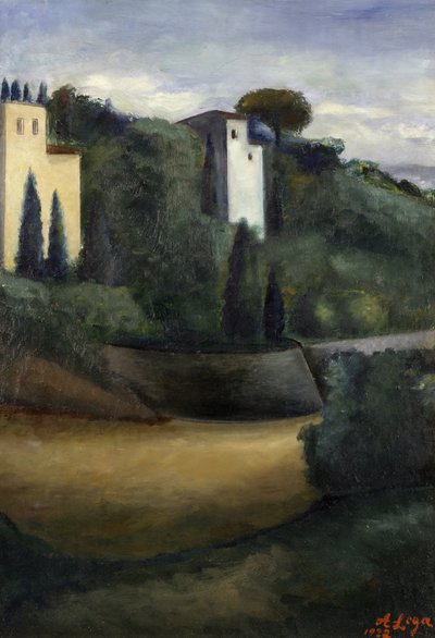Villák Fiesole-ban alkotó: Achille Lega