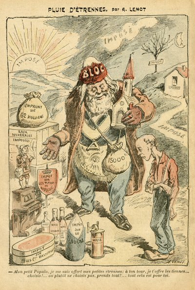 Achille Lemot (1846-1909) illusztrációja a Le Pelerin című folyóiratban. alkotó: Achille Lemot