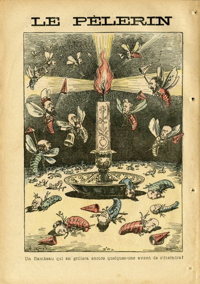 Achille Lemot (1846-1909) illusztrációja a Le Pelerinben alkotó: Achille Lemot