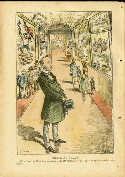 Achille Lemot (1846-1909) illusztrációja a Le Pelerinben alkotó: Achille Lemot