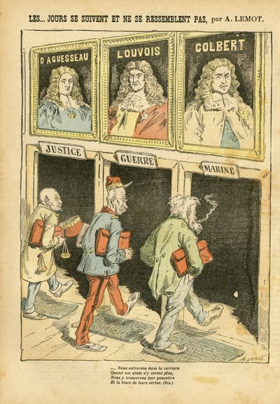 Achille Lemot (1846-1909) illusztrációja a Le Pelerinben alkotó: Achille Lemot