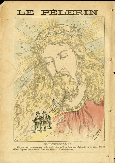 Achille Lemot (1846-1909) illusztrációja a Le Pelerinben alkotó: Achille Lemot