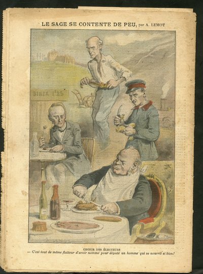 Achille Lemot (1846-1909) illusztrációja a Le Pelerinben alkotó: Achille Lemot