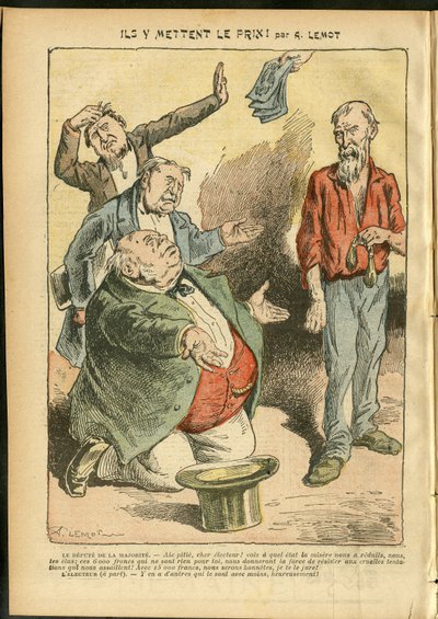 Achille Lemot (1846-1909) illusztrációja a Le Pelerinben alkotó: Achille Lemot